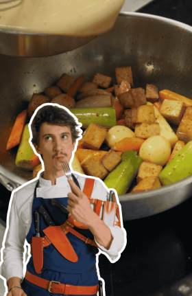 Tofu fumé façon Blanquette - Eloi spinnler